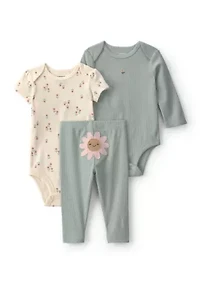 Baby Girls Floral Outfit Set