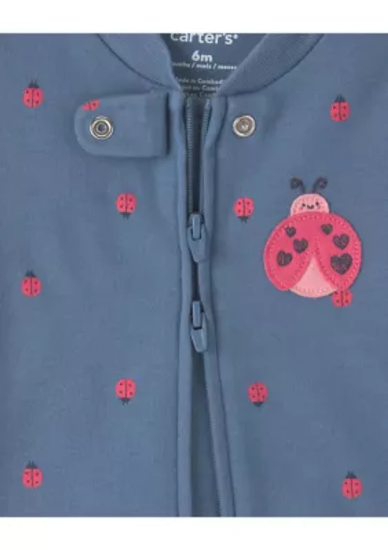 Baby Girls Ladybug One-Piece