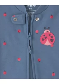 Baby Girls Ladybug One-Piece