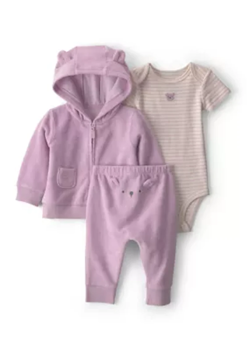 Baby Girls Cardigan Outfit Set