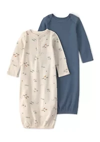 Baby Boys Gown 2 Pack