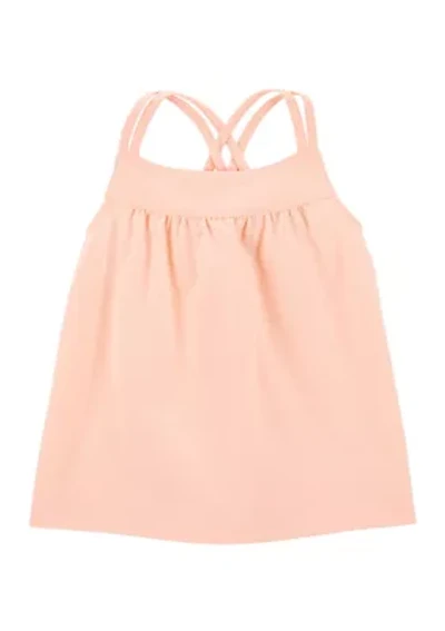 Toddler Girls Sleeveless Solid Knit Tank Top