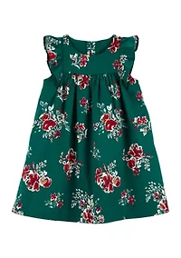 Toddler Girls Floral Printed Dress