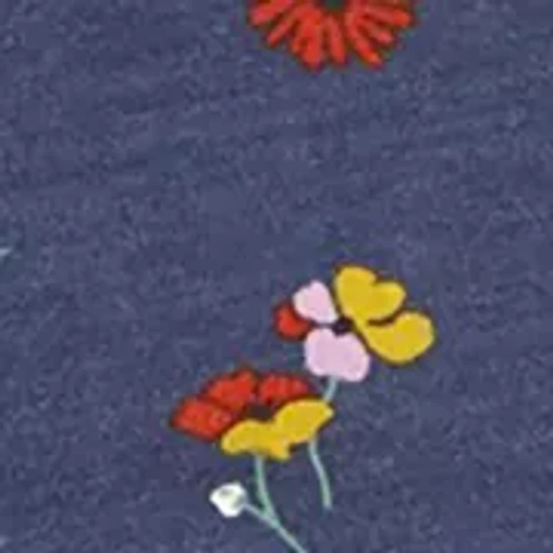 Baby Girls Floral Printed Knit Dress