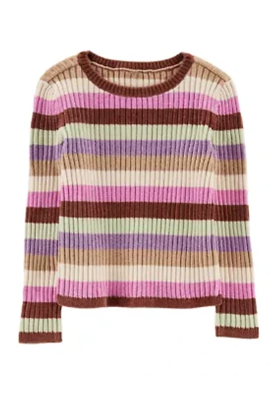 Toddler Girls Multi Stripe Sweater
