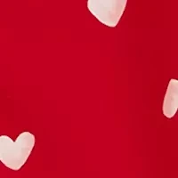 Toddler Girls Valentine's Day Heart Printed Set