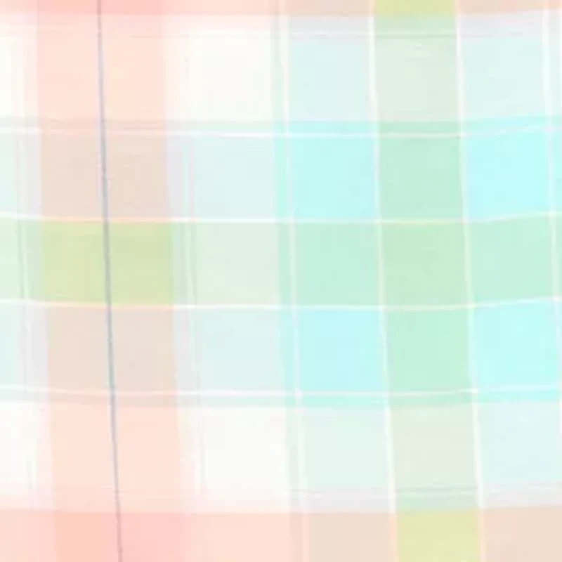 Toddler Girls Sateen Plaid Dress