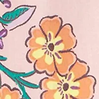 Toddler Girls Flutter Sleeve Floral Top