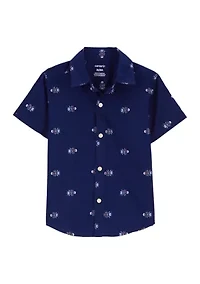 Toddler Boys Anchor Printed Polo Shirts