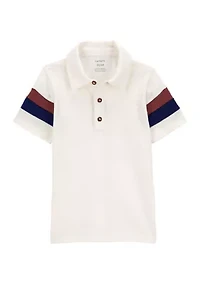 Toddler Boys Jersey Polo Shirt