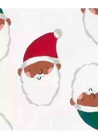 Toddler Boys Santa Printed Pajama Set