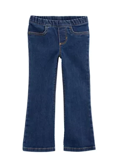 Toddler Girls Flared Denim Jeans