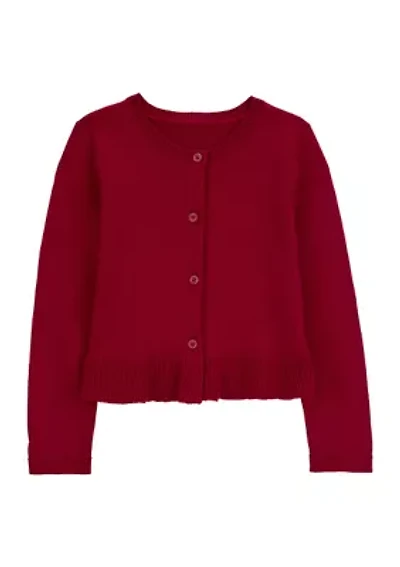 Toddler Girls Sweater Knit Cardigan