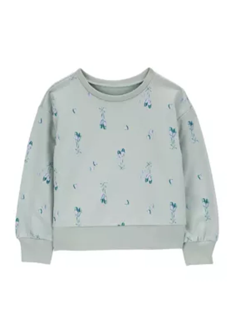 Toddler Girls Printed Sweatshirt