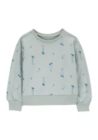 Toddler Girls Printed Sweatshirt