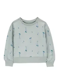 Toddler Girls Printed Sweatshirt