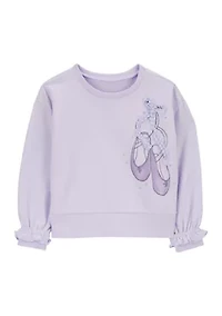 Toddler Girls Printed Sweatshirt