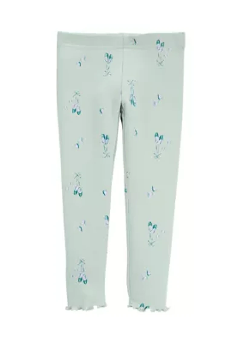 Toddler Girls Printed Leggings