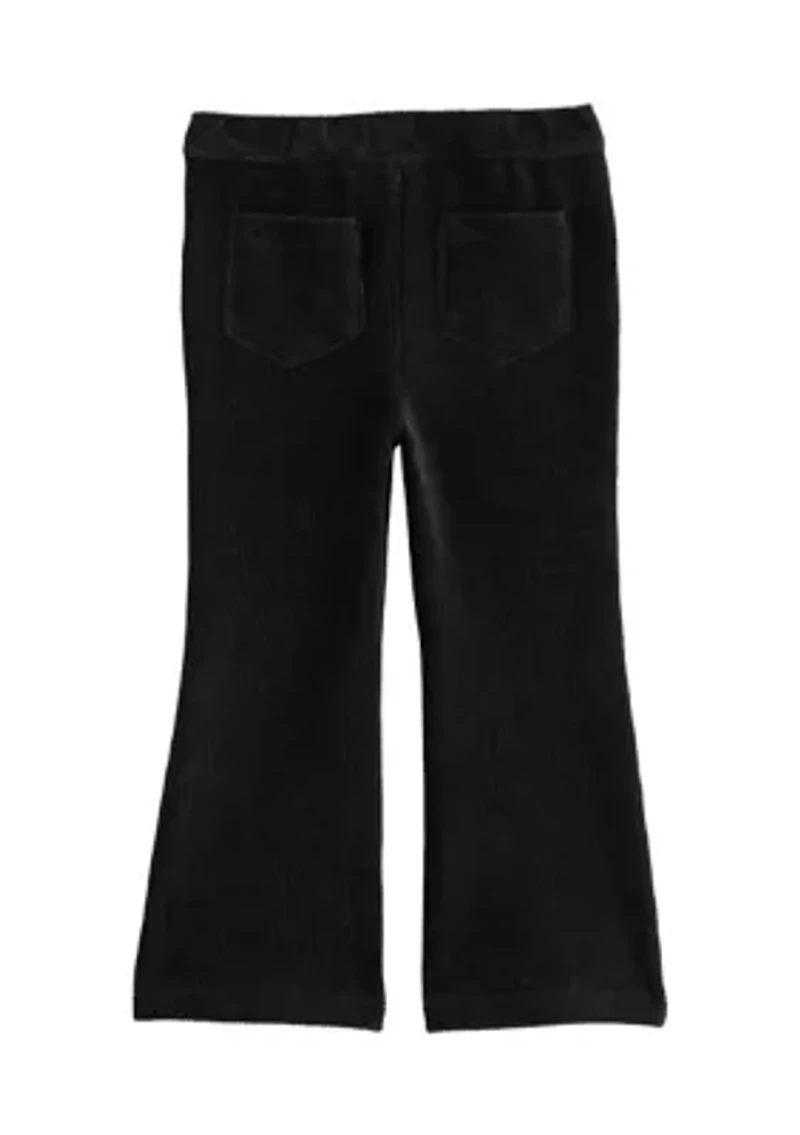 Toddler Girls Velour Pants