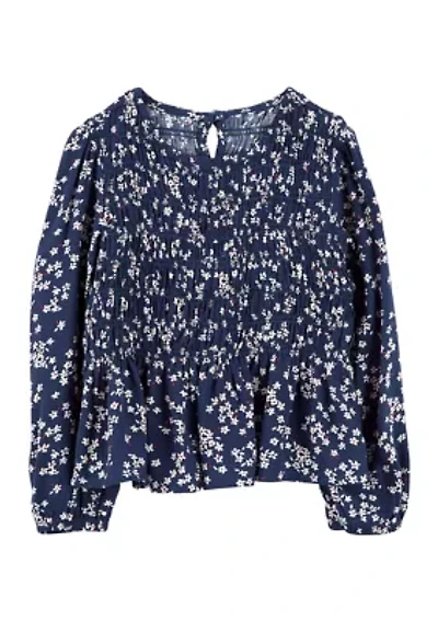 Toddler Girls Printed Woven Top