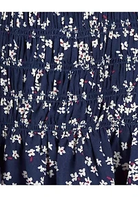 Toddler Girls Printed Woven Top