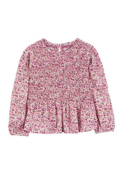 Toddler Girls Printed Woven Top