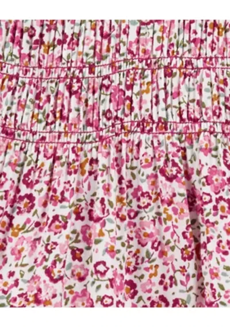 Toddler Girls Printed Woven Top
