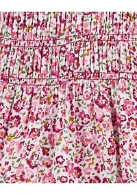Toddler Girls Printed Woven Top