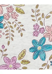 Toddler Girls Floral Printed Leggings