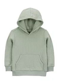 Toddler Boys Quilted Hoodie