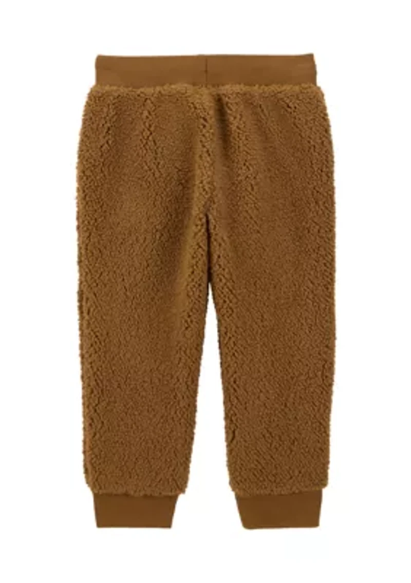 Toddler Boys Sherpa Pull On Pants
