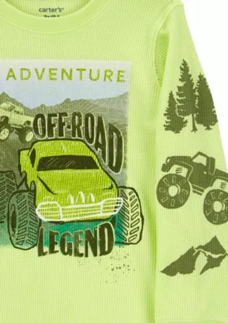 Toddler Boys Long Sleeve Graphic T-Shirt