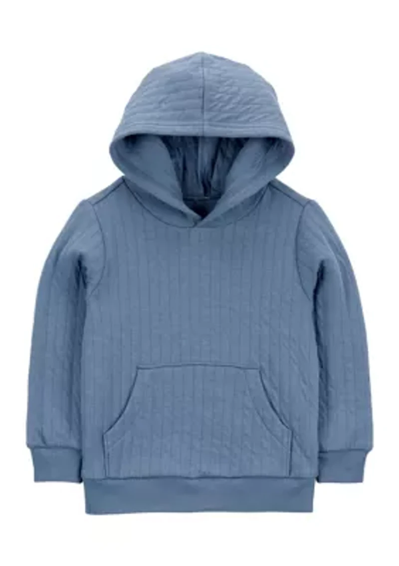 Toddler Boys Quilted Hoodie