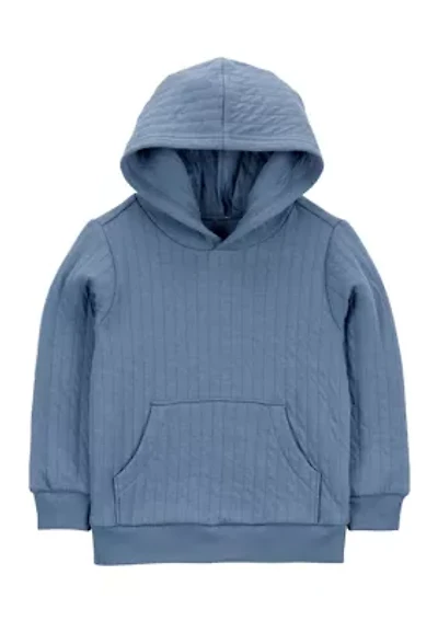Toddler Boys Quilted Hoodie