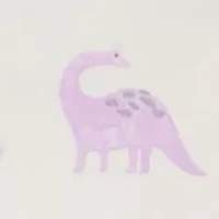 Toddler Girls Dinosaur Printed 4 Piece Pajama Set