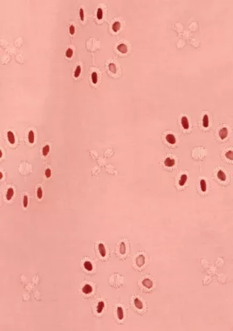 Toddler Girls Eyelet Jumpsuit