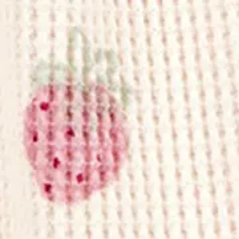 Toddler Girls Short Sleeve Strawberry Print Top