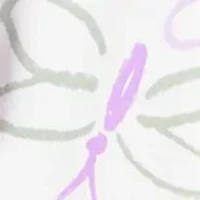 Toddler Girls Butterfly Printed 4 Piece Pajama Set