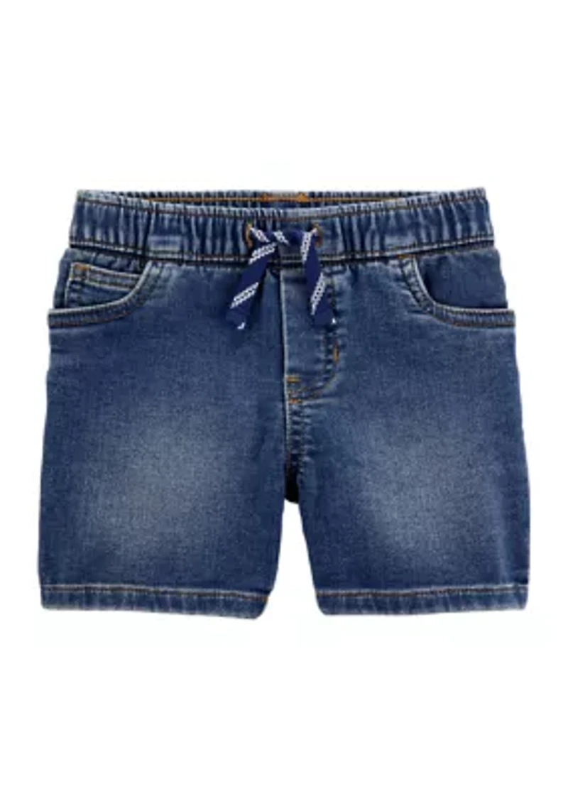 Toddler Boys Mid-Length Jean Shorts
