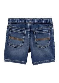 Toddler Boys Mid-Length Jean Shorts