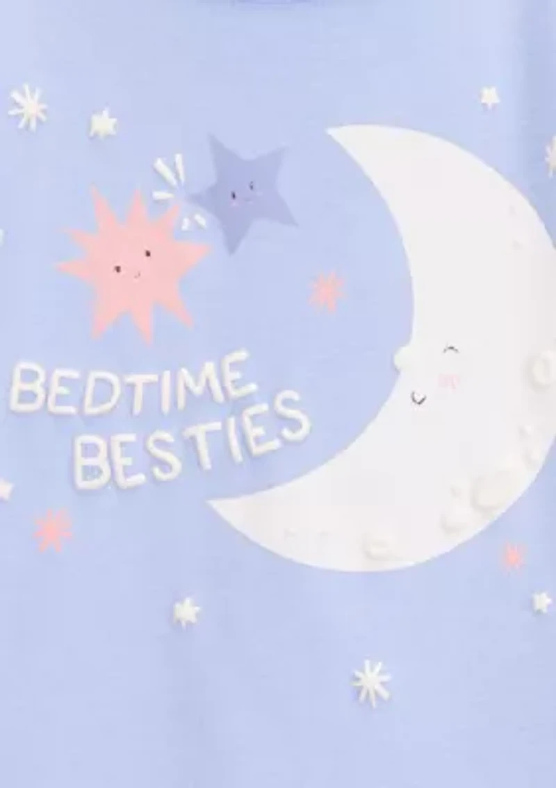 Toddler Girls Moon Pajama Set
