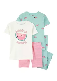 Toddler Girls Watermelon Pajama Set