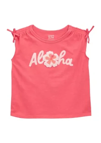 Toddler Girls Aloha Graphic T-Shirt