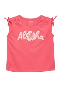 Toddler Girls Aloha Graphic T-Shirt