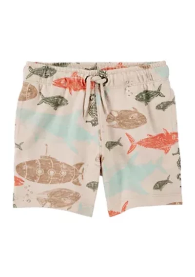 Toddler Boys Sea Printed Shorts