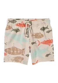 Toddler Boys Sea Printed Shorts