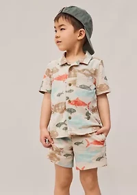 Toddler Boys Sea Printed Shorts