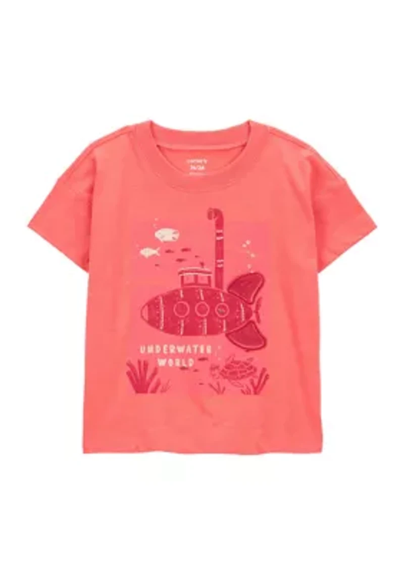 Toddler Boys Submarine Graphic T-Shirt