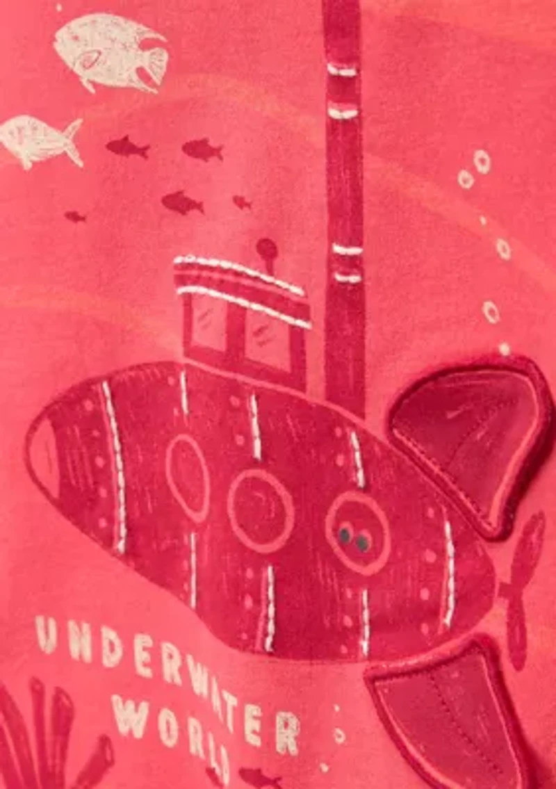 Toddler Boys Submarine Graphic T-Shirt