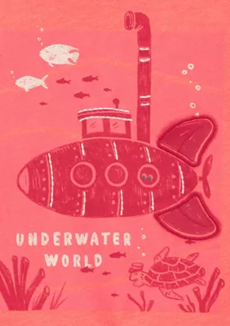 Toddler Boys Submarine Graphic T-Shirt